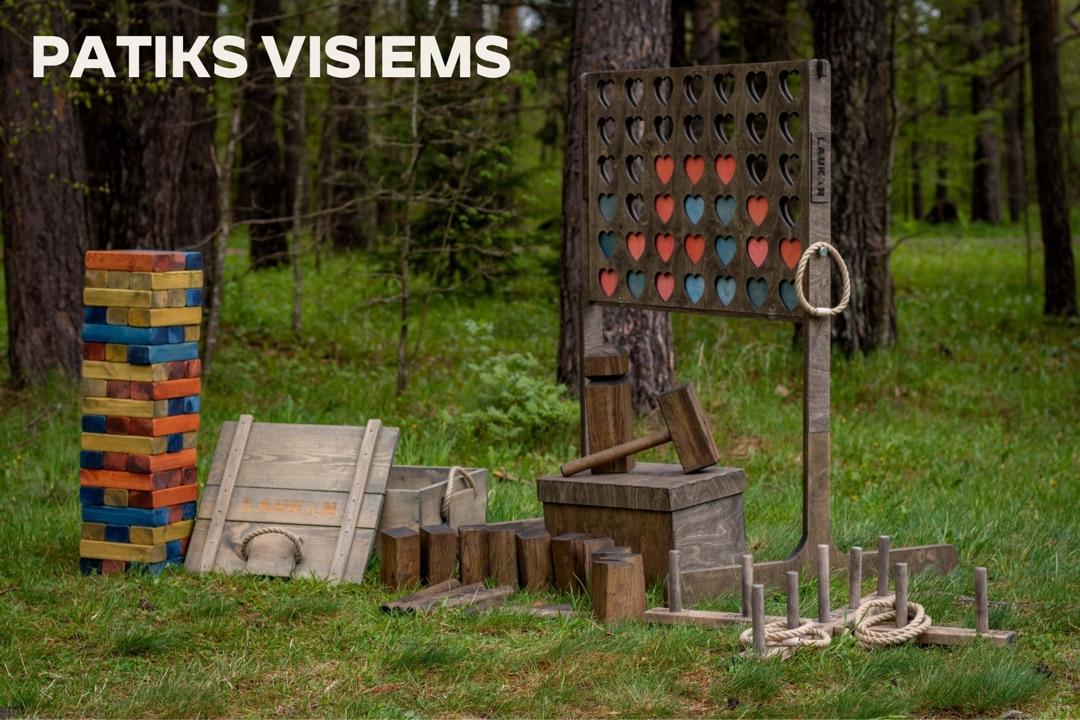 Lauko ir vidaus žaidimai, rinkinys PATIKS VISIEMS